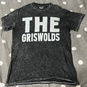 Gray Acid Wash The Griswolds Band Tee